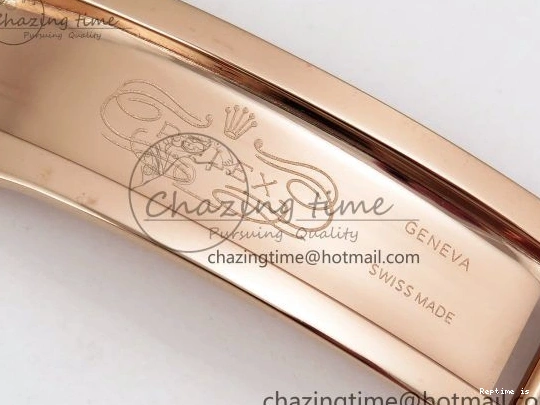 0109 OnTrend DayDate 40 RG JDF 904L Steel Silver Stick Dial on President Bracelet VR3255 V3 (Gain Weight) 1360